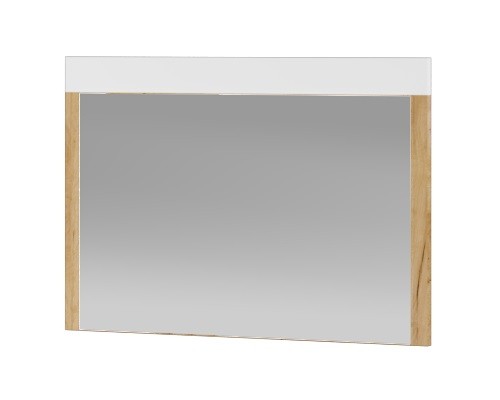картинка Зеркало Адель, белый/дуб крафт от магазина мебели