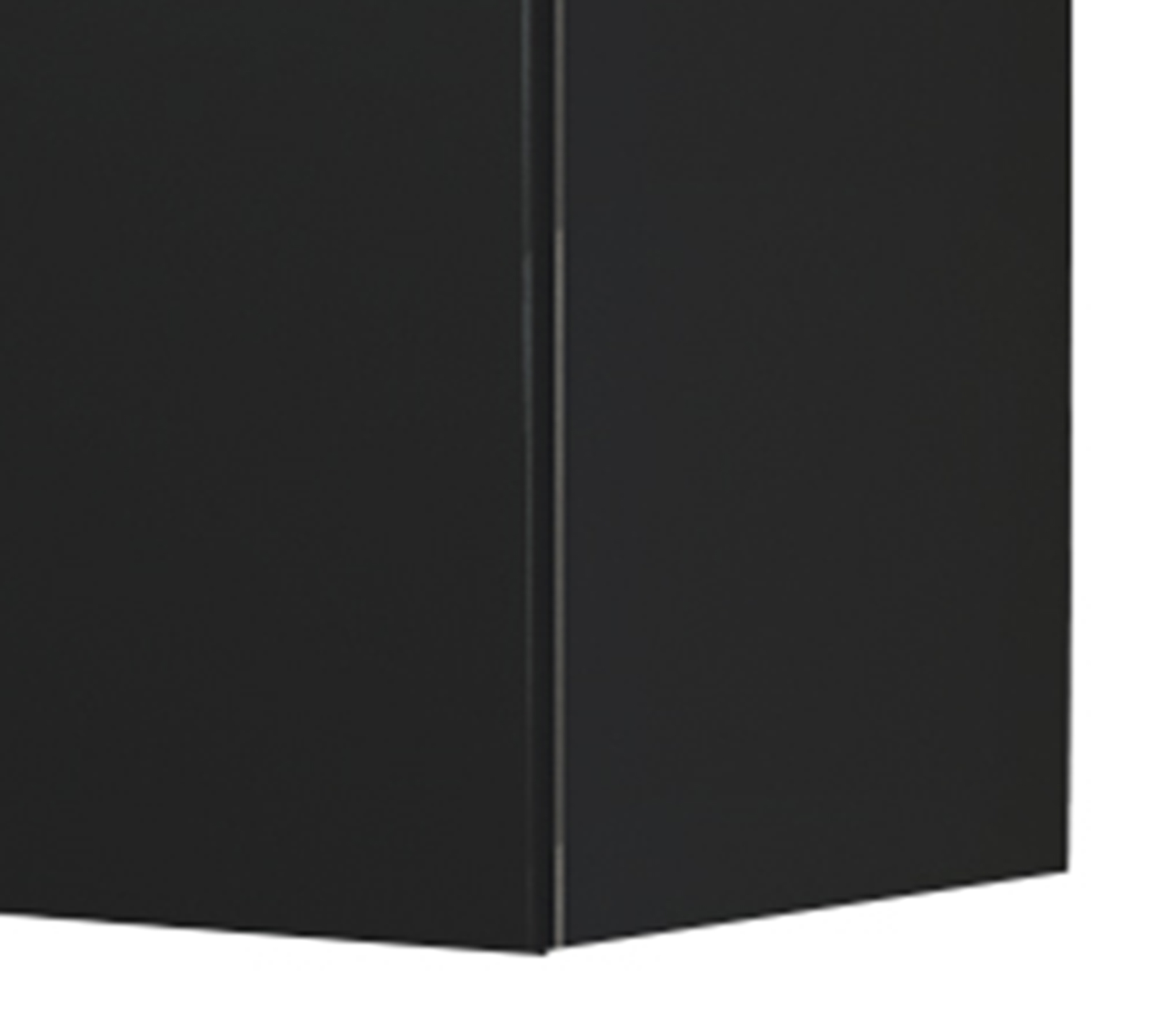 картинка Шкаф навесной 2Д Альда ( черный глянец ) от магазина мебели
