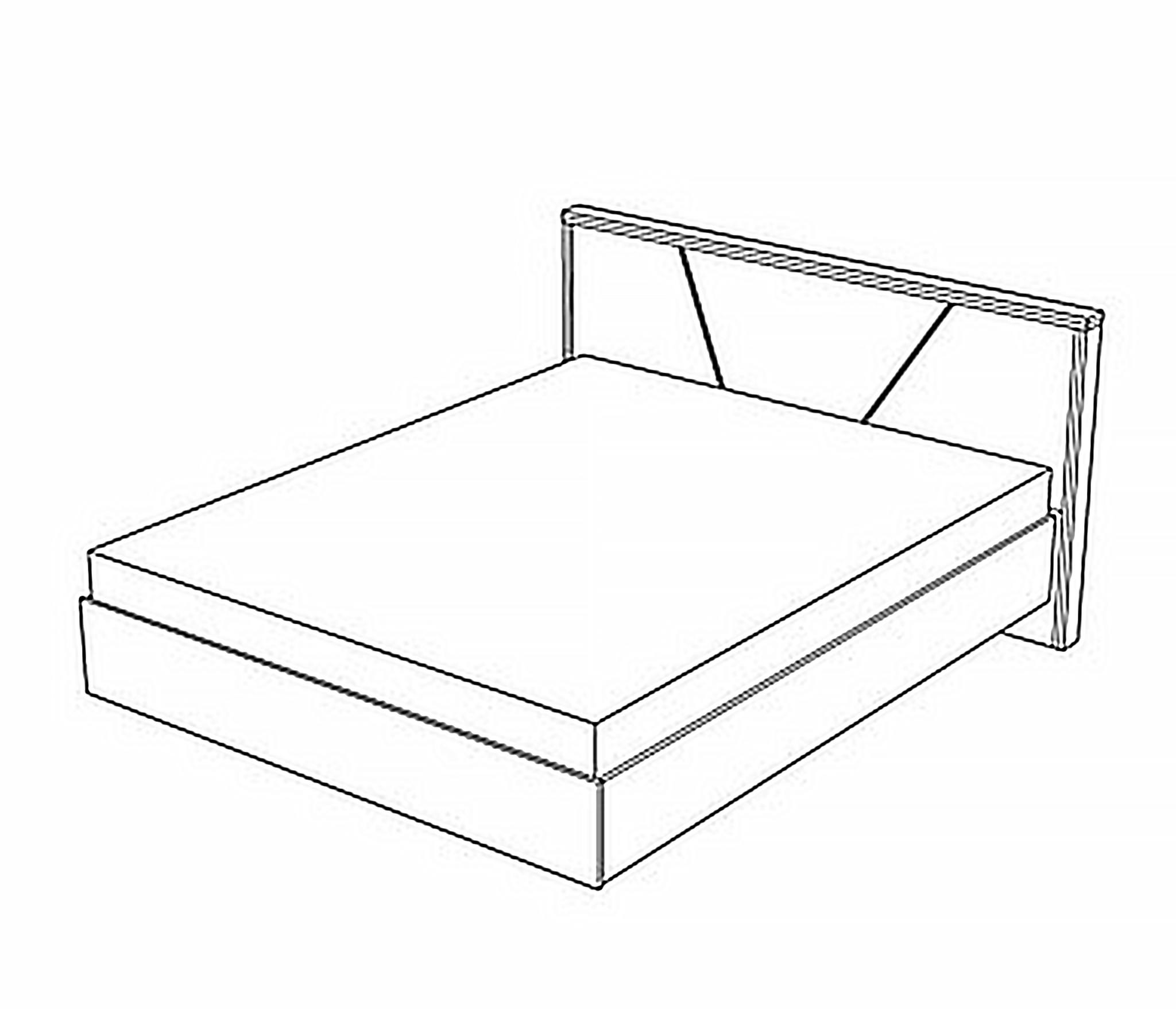 картинка Кровать 1600 Нирвана 1 от магазина мебели
